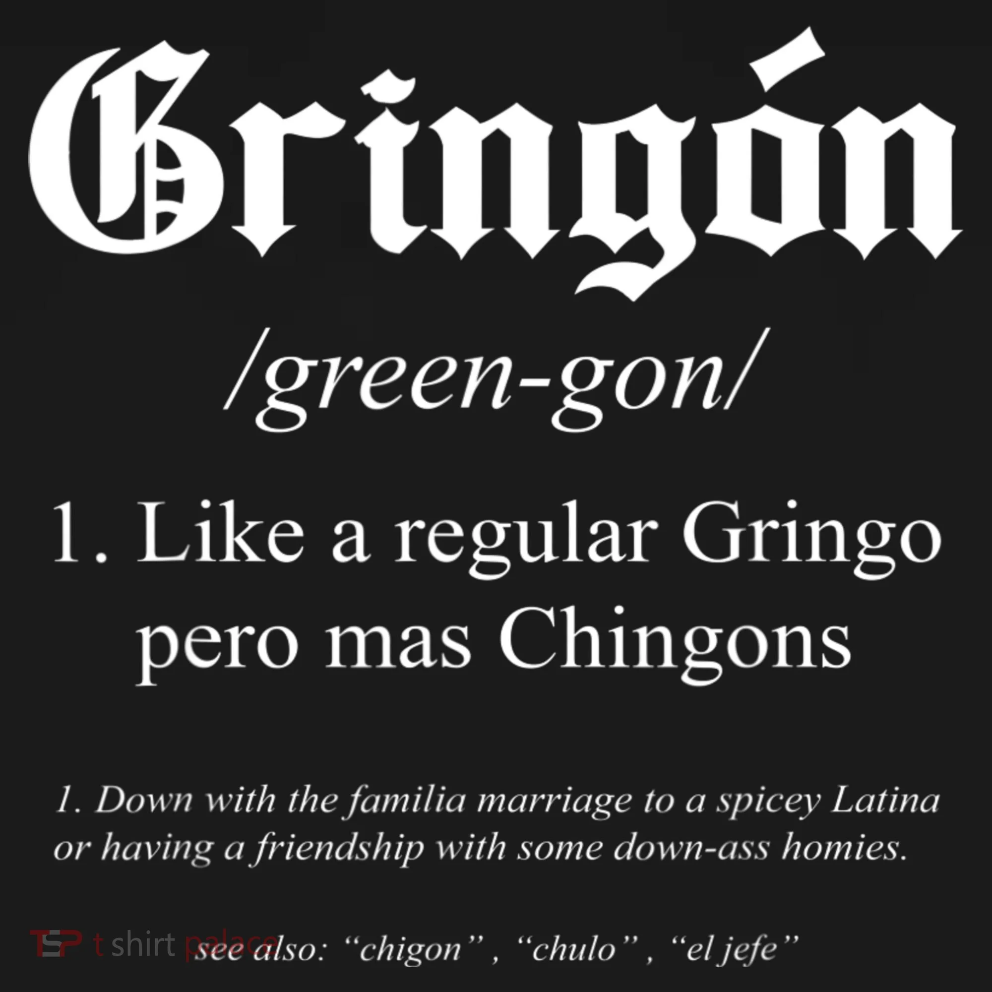 Gringón Funny Definition Women's Tank Top