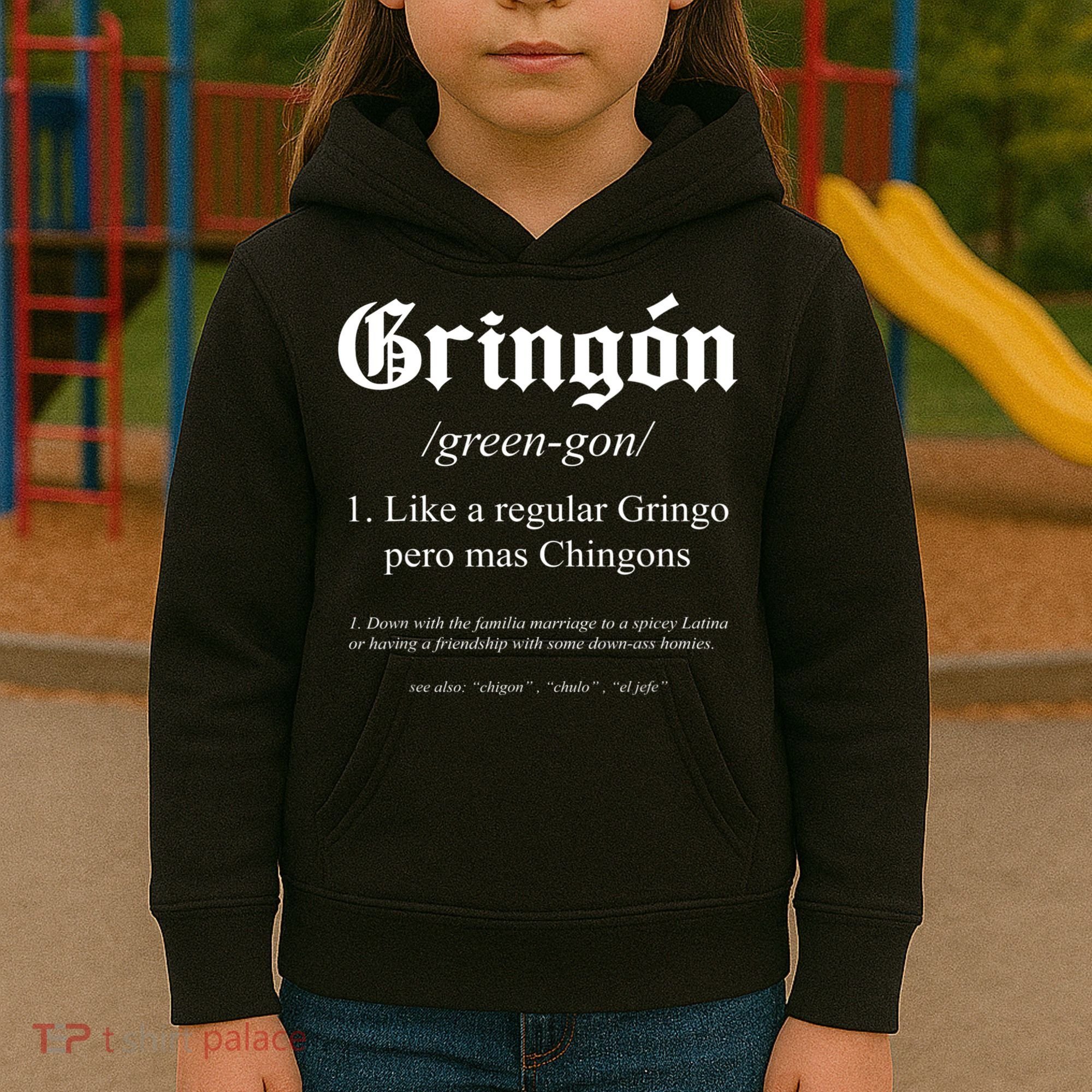 Gringón Funny Definition Kids Hoodie