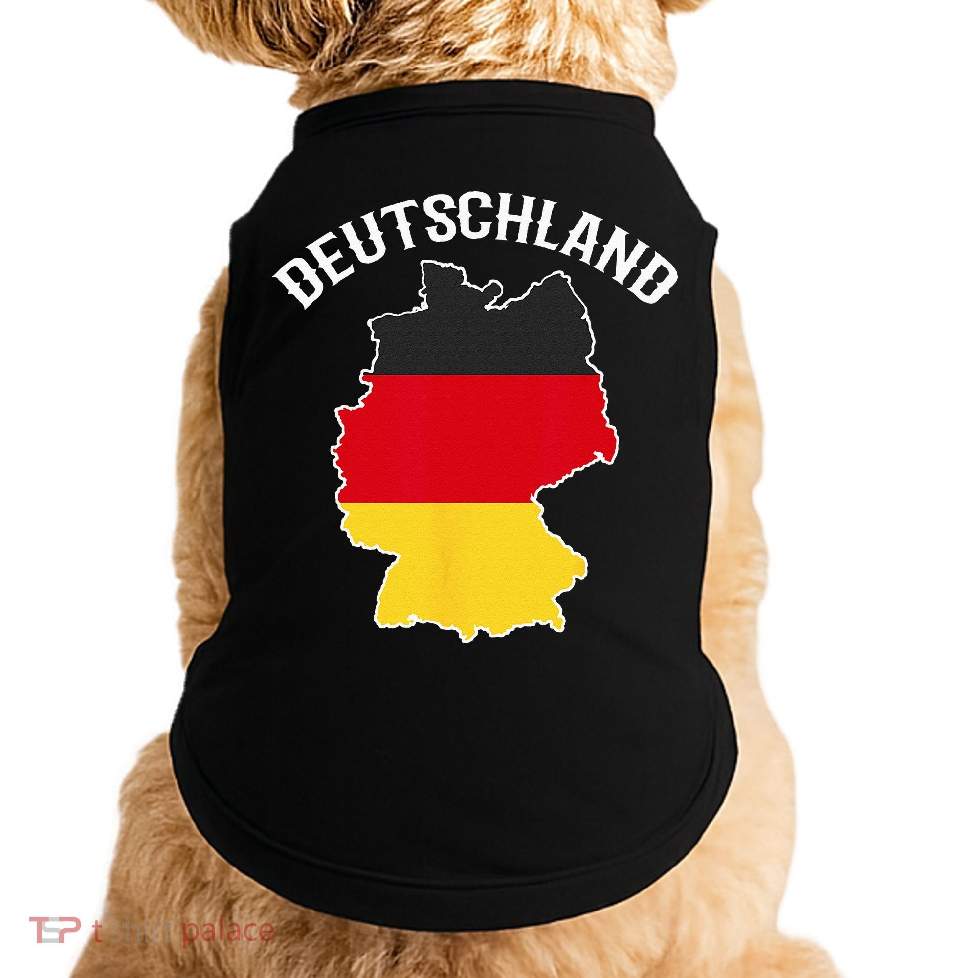 German Flag Deutschland Germany Map Doggie Tank