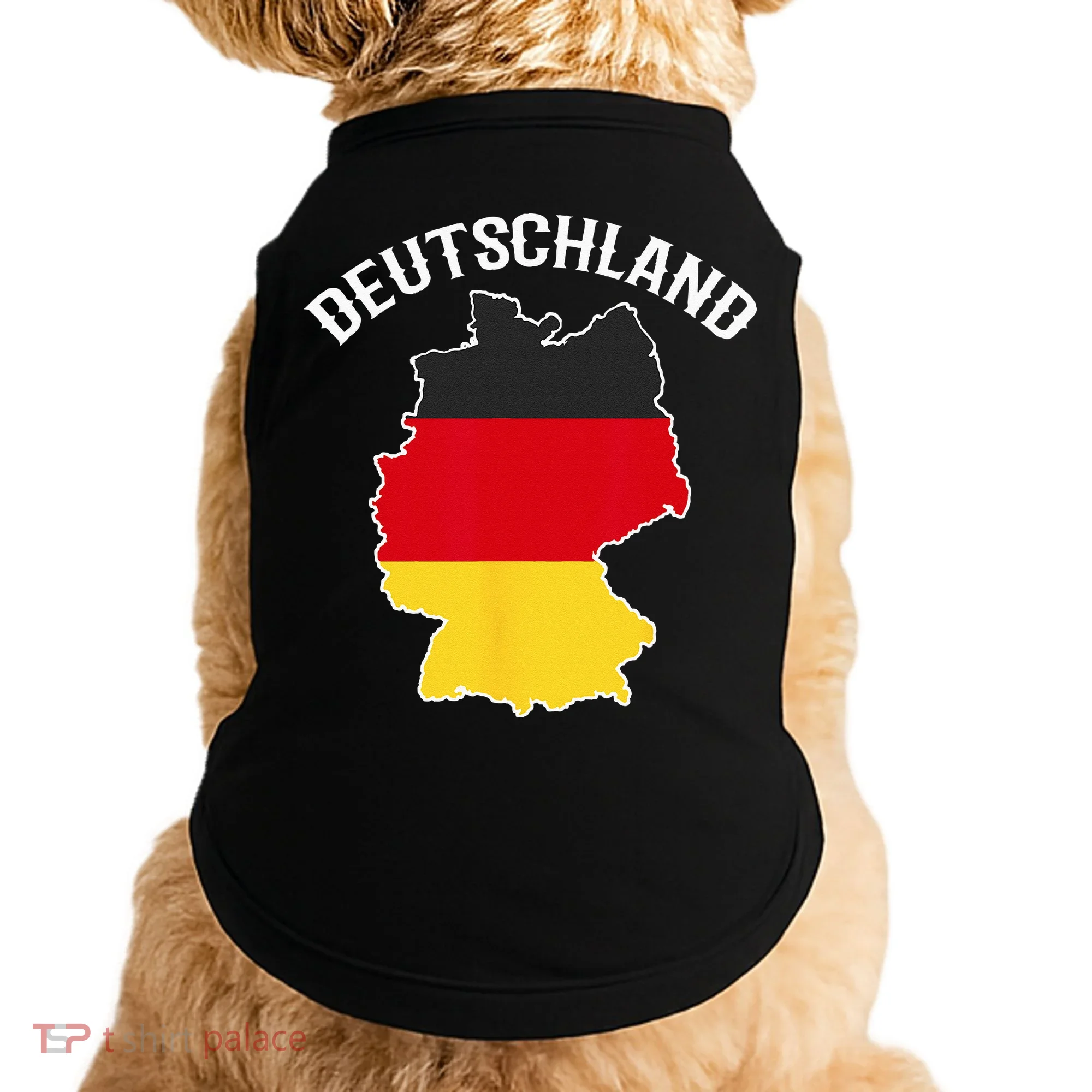 German Flag Deutschland Germany Map Doggie Tank