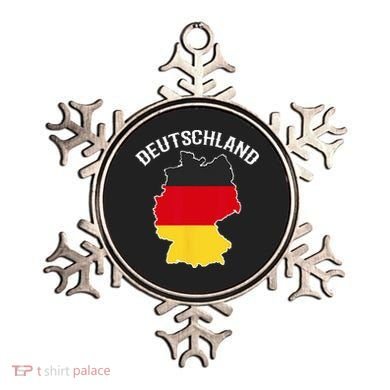 German Flag Deutschland Germany Map Ornament