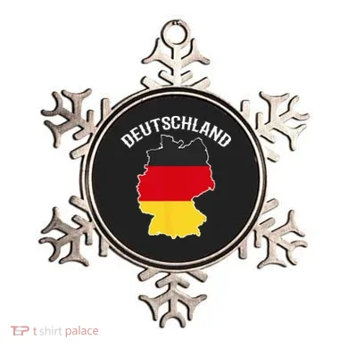 German Flag Deutschland Germany Map Ornament