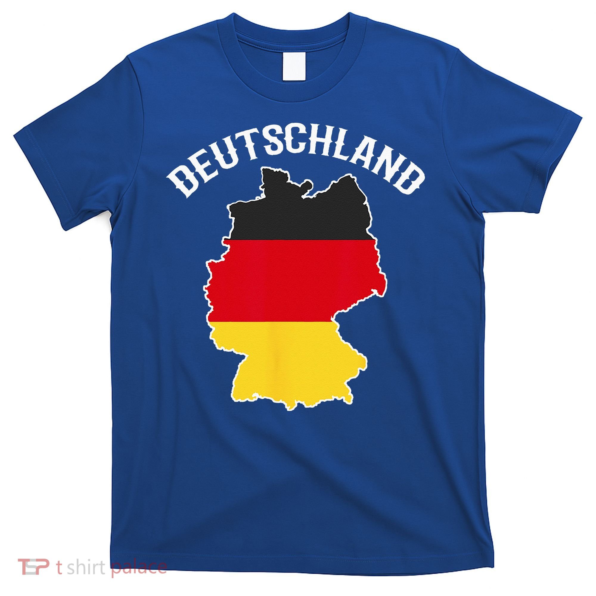 German Flag Deutschland Germany Map T-Shirt