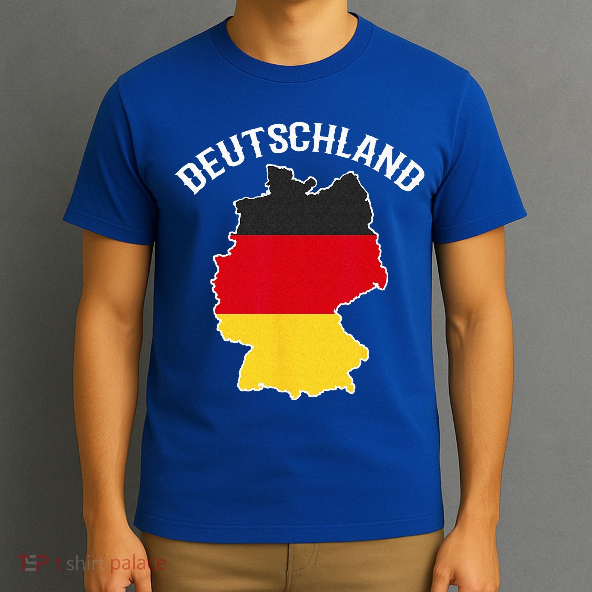German Flag Deutschland Germany Map T-Shirt