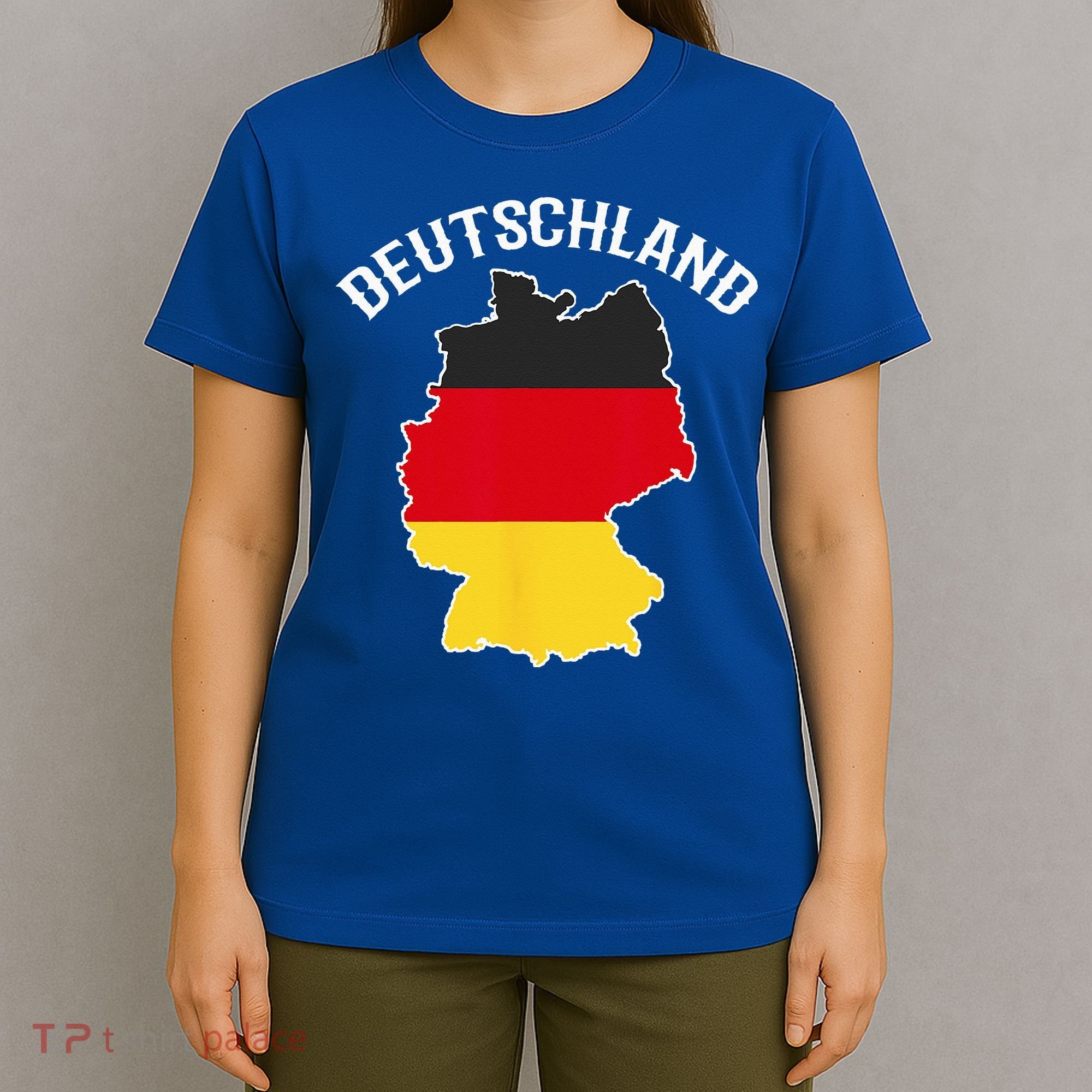 German Flag Deutschland Germany Map T-Shirt