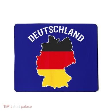 German Flag Deutschland Germany Map Mousepad