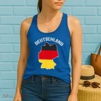 German Flag Deutschland Germany Map Women's Tank Top thumb 2