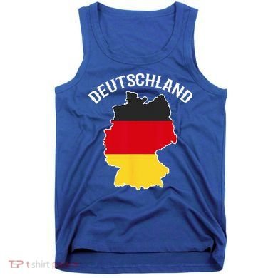 German Flag Deutschland Germany Map Tank Top