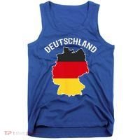 German Flag Deutschland Germany Map Tank Top thumb 0