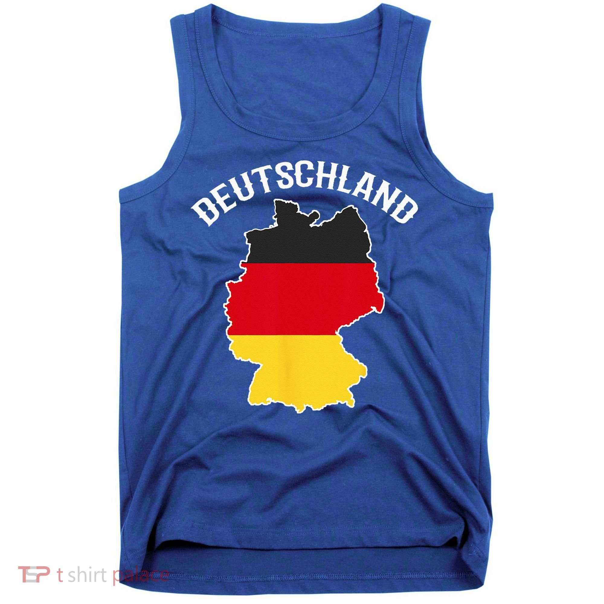 German Flag Deutschland Germany Map Tank Top