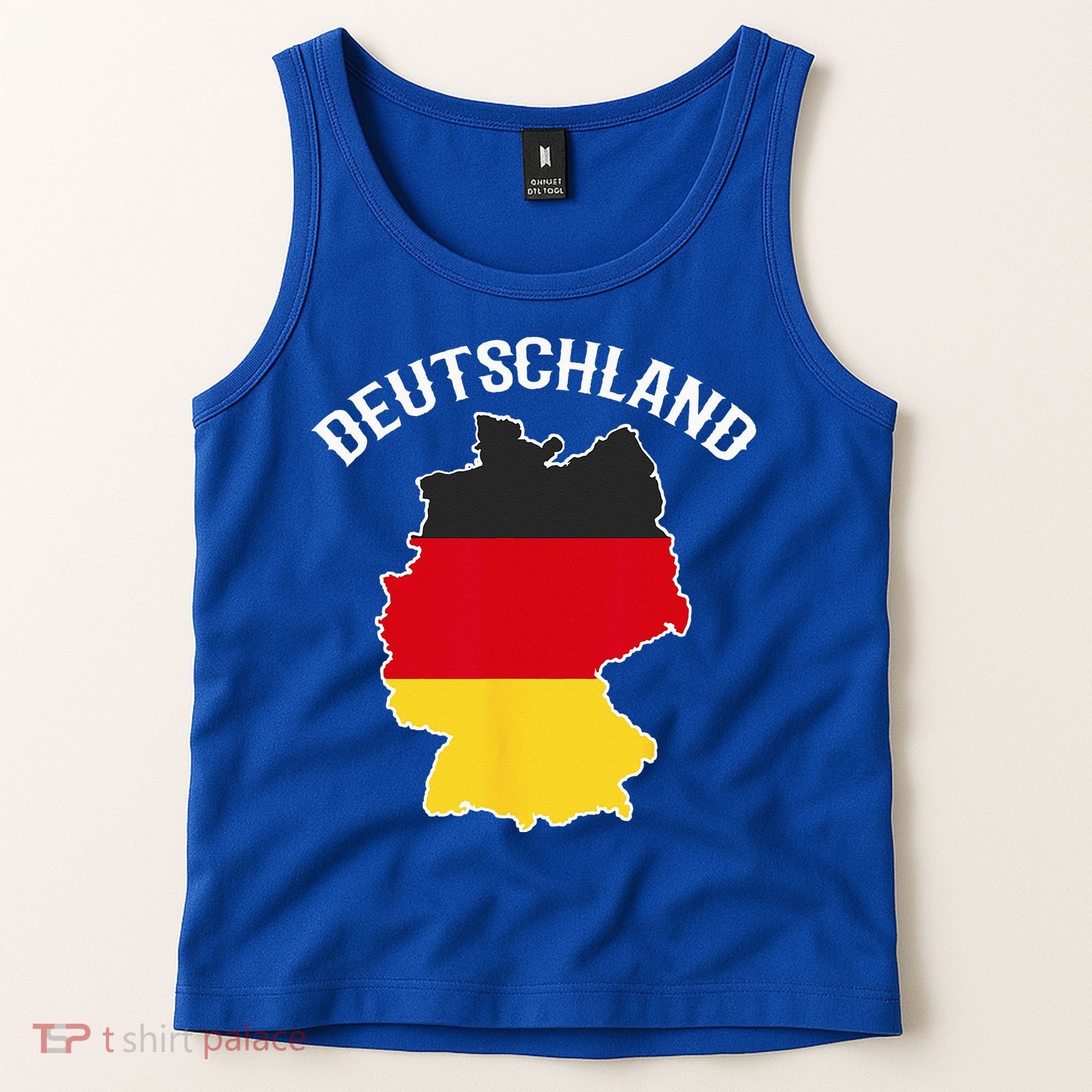 German Flag Deutschland Germany Map Tank Top