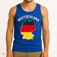 German Flag Deutschland Germany Map Tank Top thumb 3