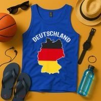 German Flag Deutschland Germany Map Tank Top thumb 4