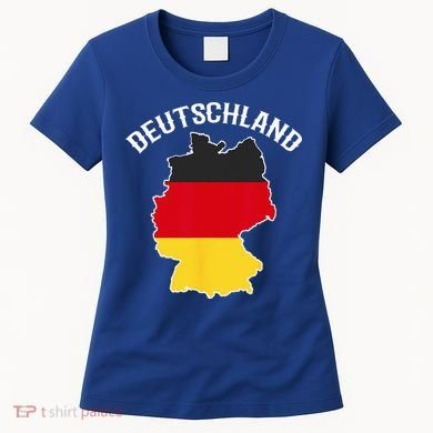 German Flag Deutschland Germany Map Women's T-Shirt