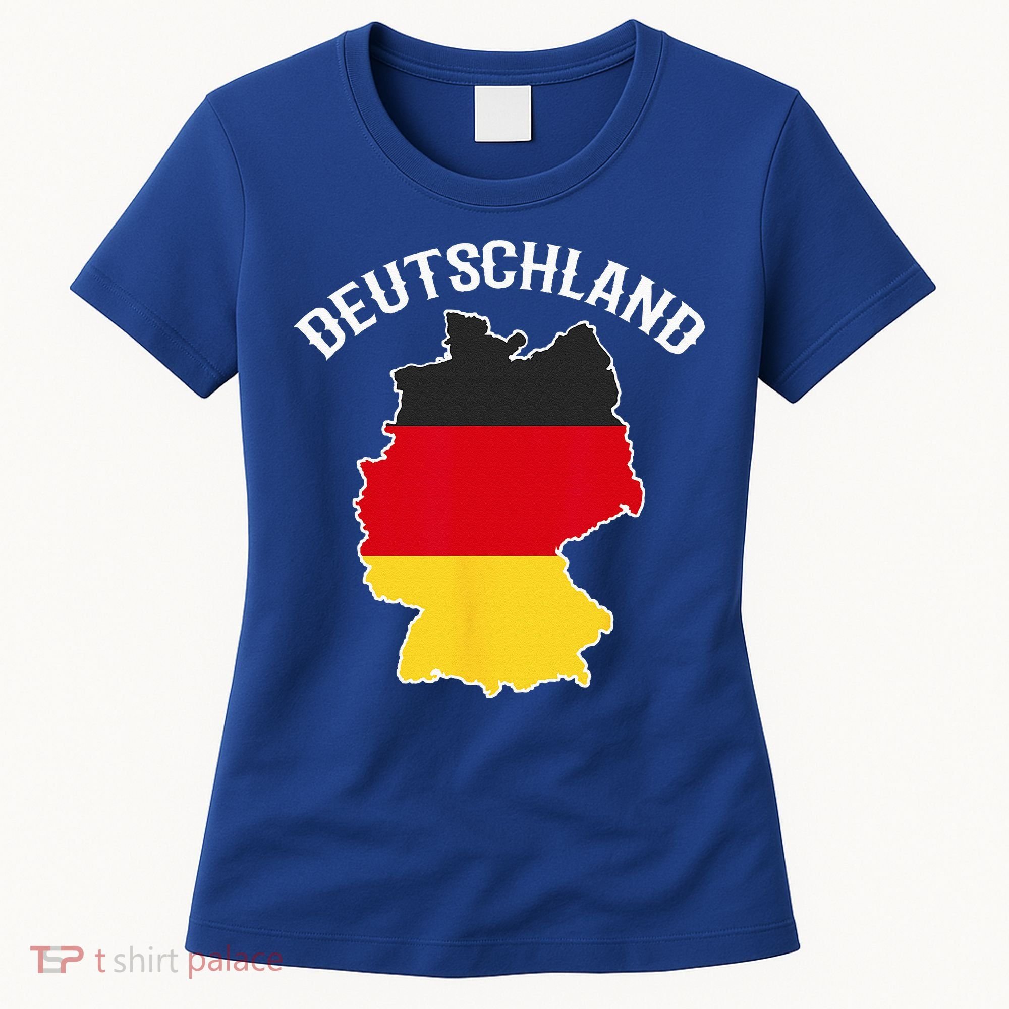 German Flag Deutschland Germany Map Women's T-Shirt