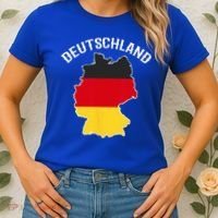 German Flag Deutschland Germany Map Women's T-Shirt thumb 2