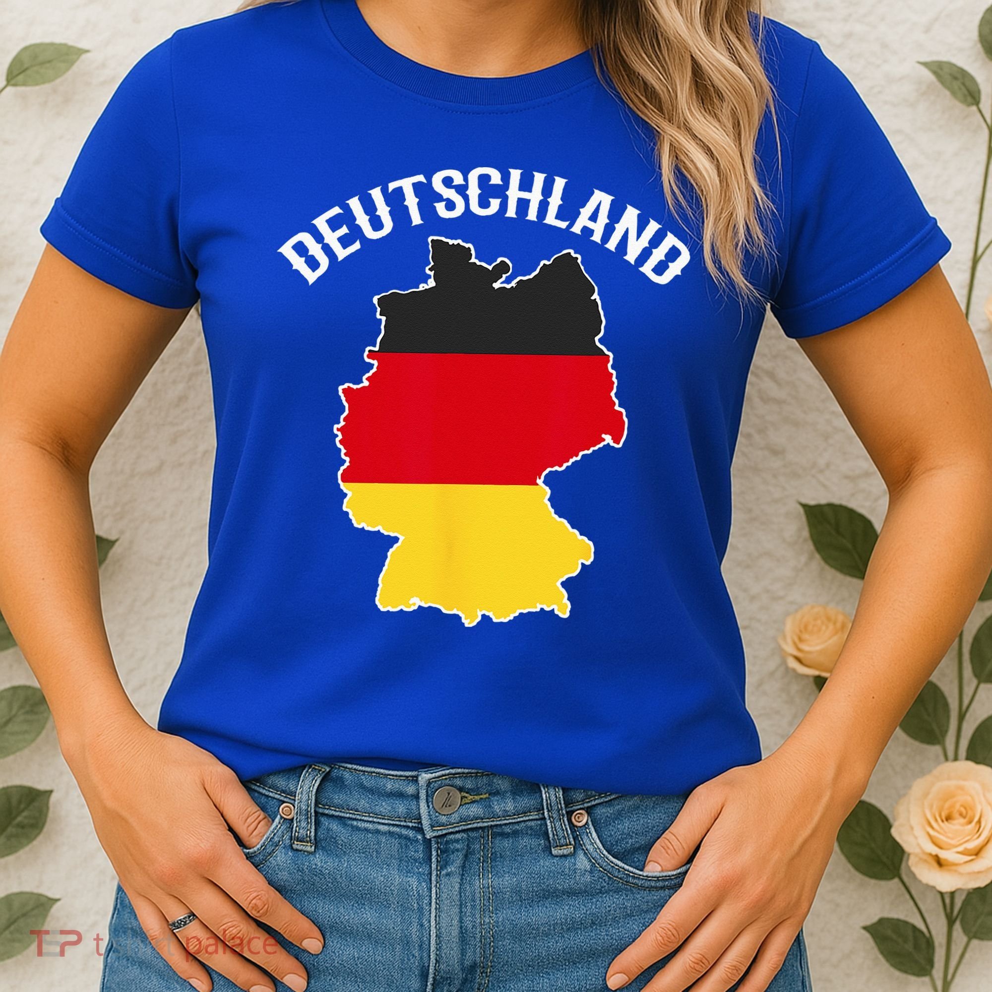 German Flag Deutschland Germany Map Women's T-Shirt