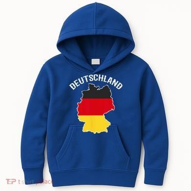 German Flag Deutschland Germany Map Kids Hoodie