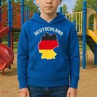 German Flag Deutschland Germany Map Kids Hoodie thumb 2