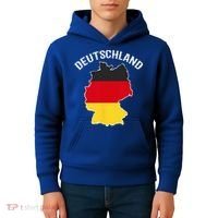 German Flag Deutschland Germany Map Kids Hoodie thumb 4