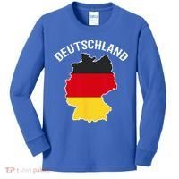 German Flag Deutschland Germany Map Kids Long Sleeve Shirt thumb 0
