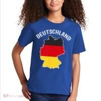 German Flag Deutschland Germany Map Kids T-Shirt thumb 2