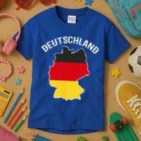 German Flag Deutschland Germany Map Kids T-Shirt thumb 3