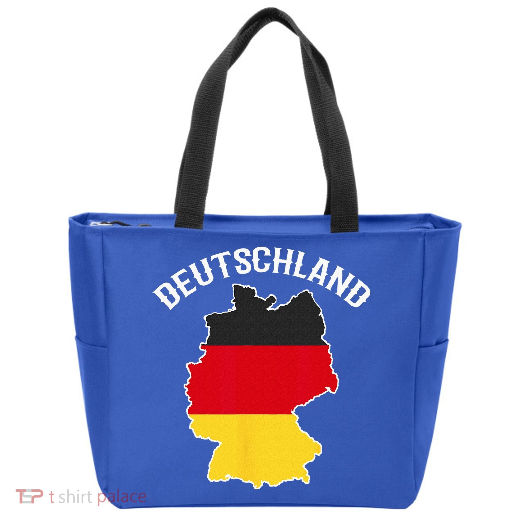 German Flag Deutschland Germany Map Tote Bag