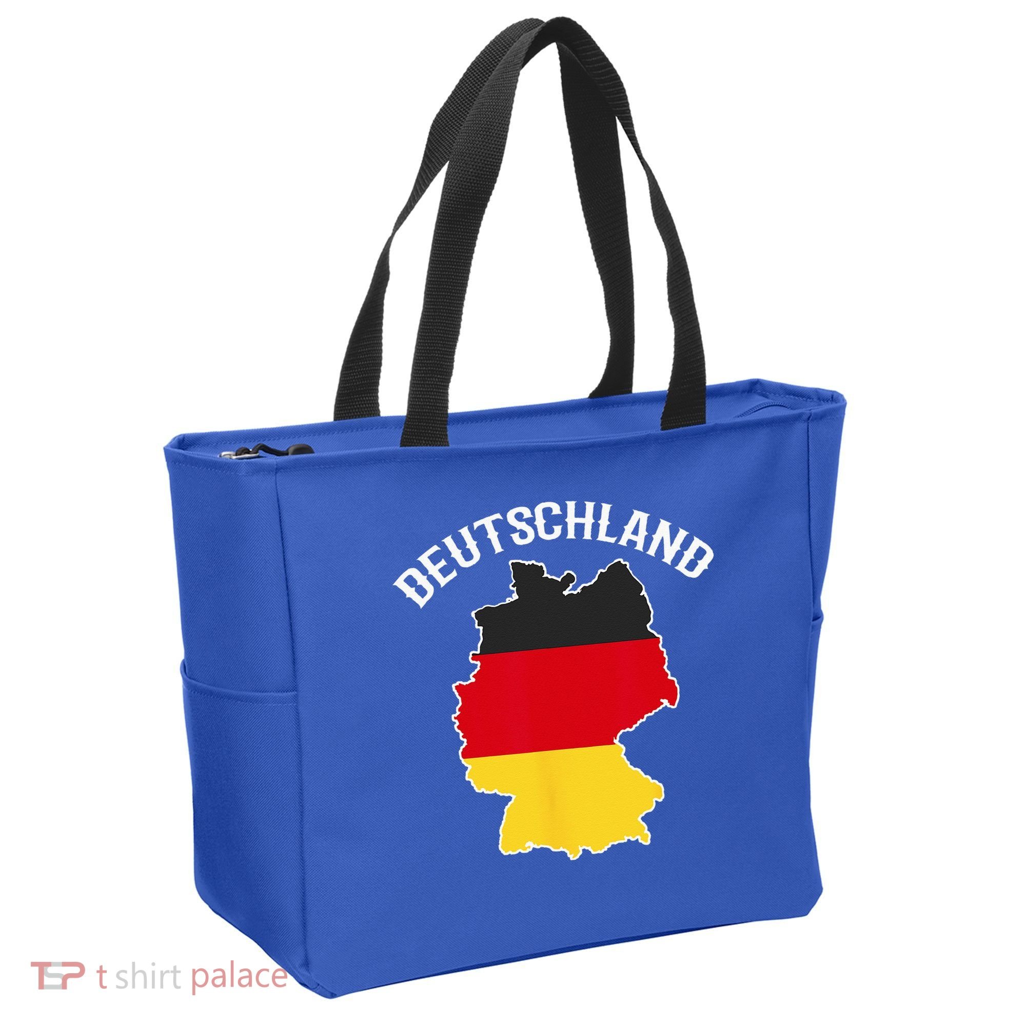 German Flag Deutschland Germany Map Tote Bag