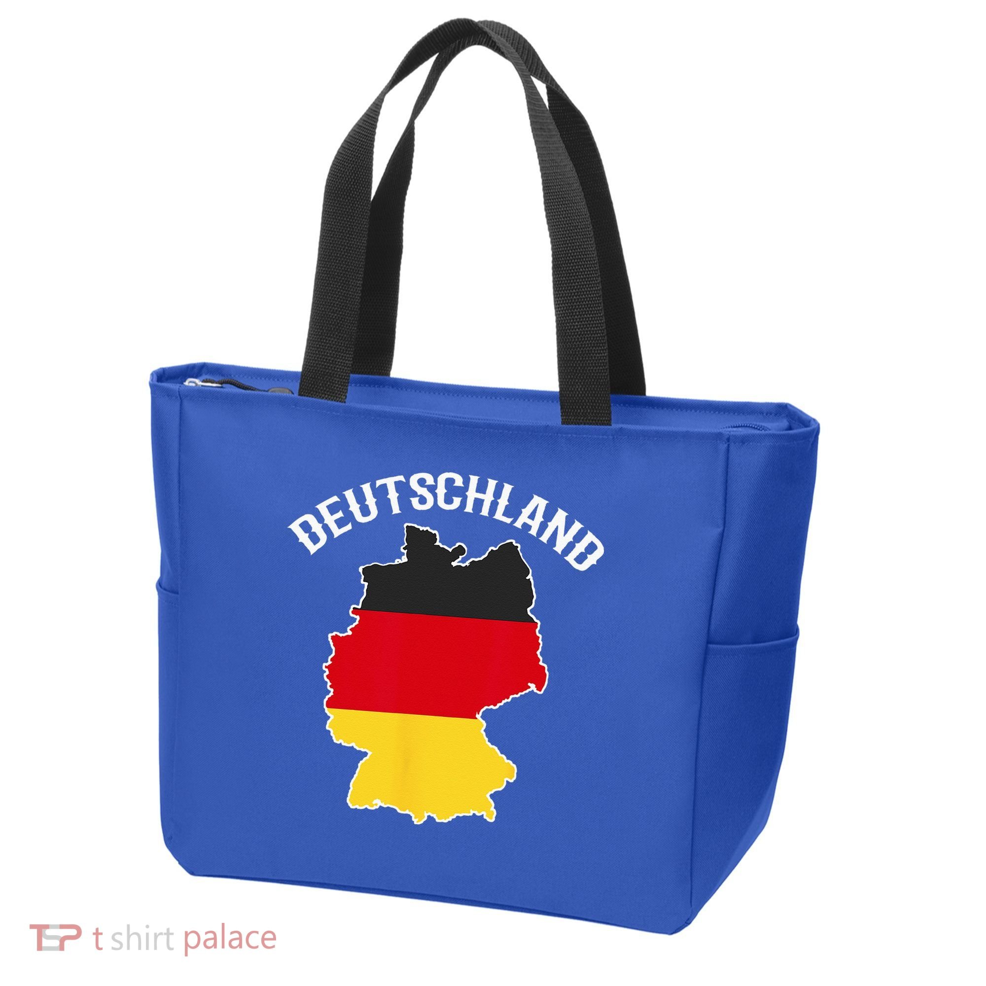 German Flag Deutschland Germany Map Tote Bag
