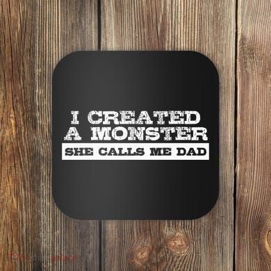Gift For Dad From Daughter First FatherS Day Coaster