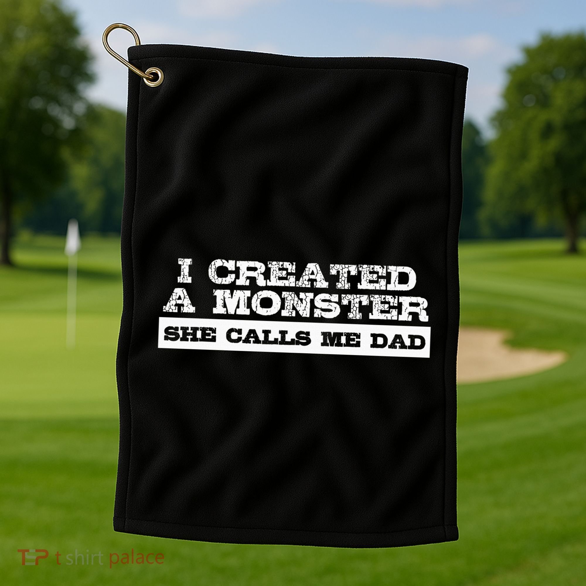 Gift For Dad From Daughter First FatherS Day Golf Towel