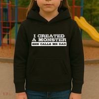 Gift For Dad From Daughter First FatherS Day Kids Hoodie thumb 3