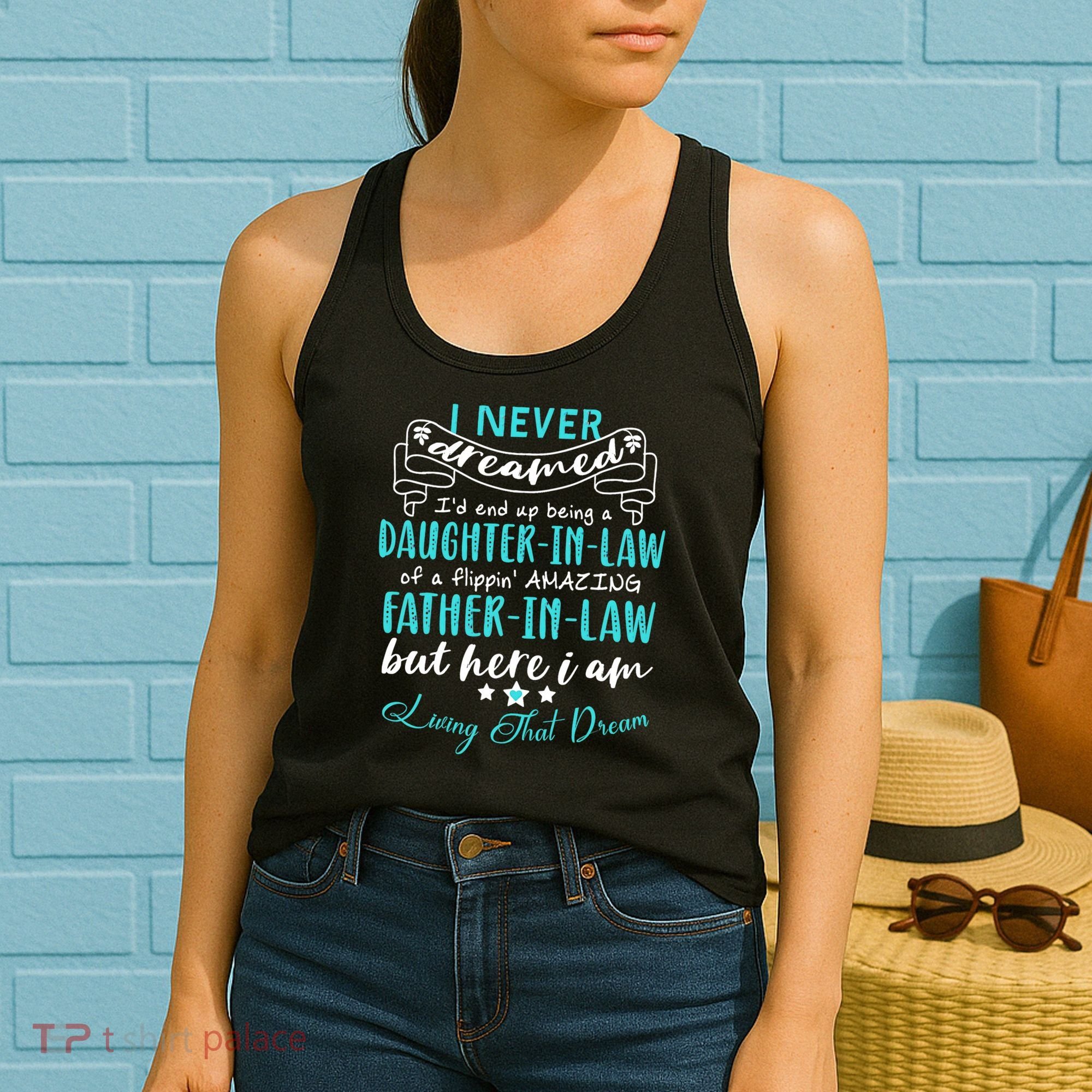 Gift For Daughter In Law From Amazing Father In Law Funny Women's Tank Top