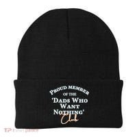 Gifts For Dad Who Wants Nothing Fathers Day Funny Tee Beanie thumb 0