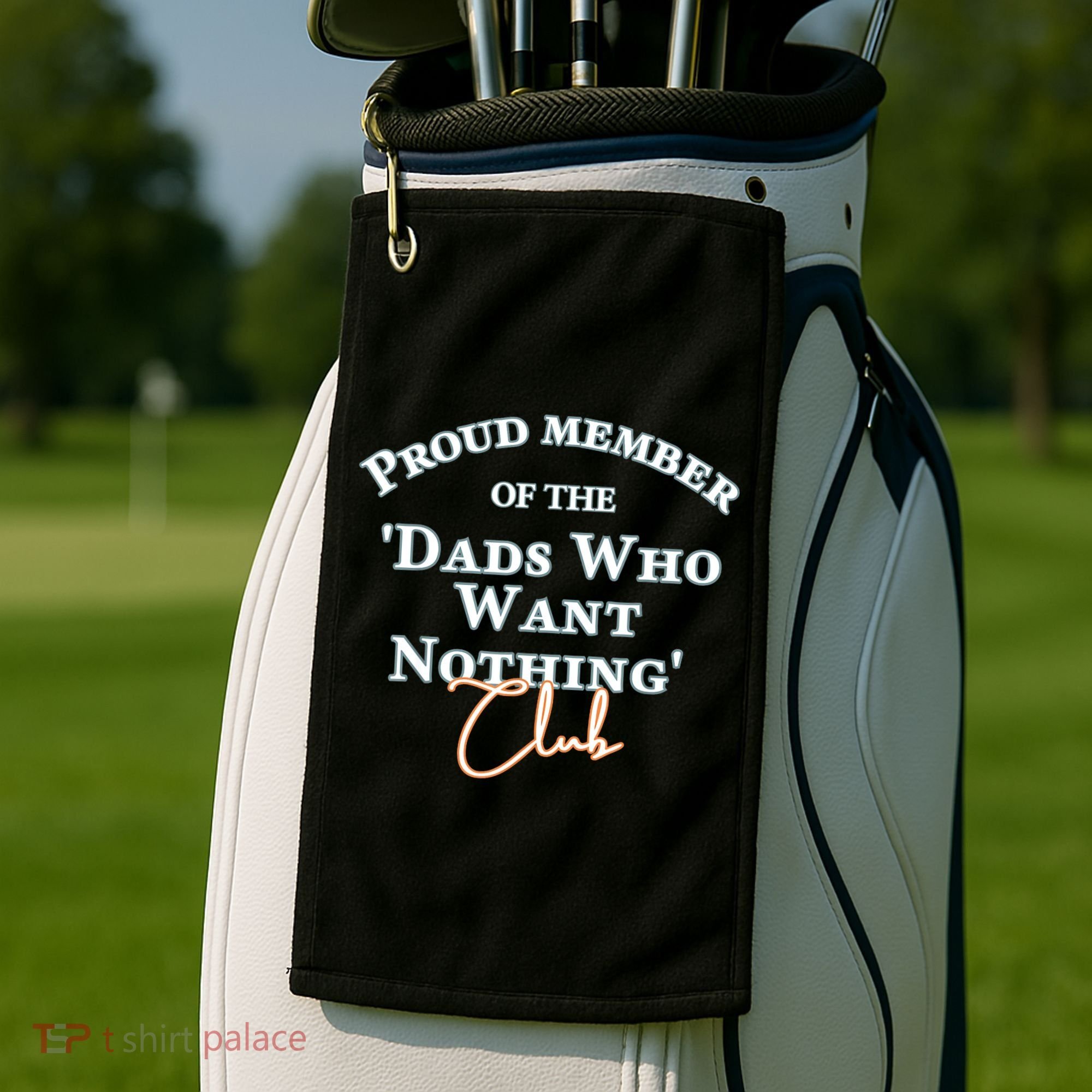 Gifts For Dad Who Wants Nothing Fathers Day Funny Tee Golf Towel