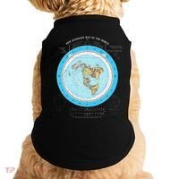 Gleason Flat Earth Map Blue Flat Earth Map Flat Earth Doggie Tank thumb 0