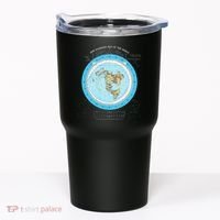 Gleason Flat Earth Map Blue Flat Earth Map Flat Earth Tumbler thumb 0