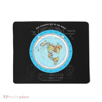 Gleason Flat Earth Map Blue Flat Earth Map Flat Earth Mousepad