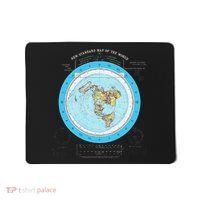 Gleason Flat Earth Map Blue Flat Earth Map Flat Earth Mousepad thumb 0