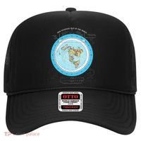 Gleason Flat Earth Map Blue Flat Earth Map Flat Earth Hat thumb 0