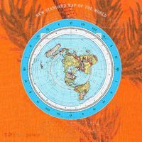 Gleason Flat Earth Map Blue Flat Earth Map Flat Earth Kati Licensed 12" Camo Cuffed Beanie thumb 2