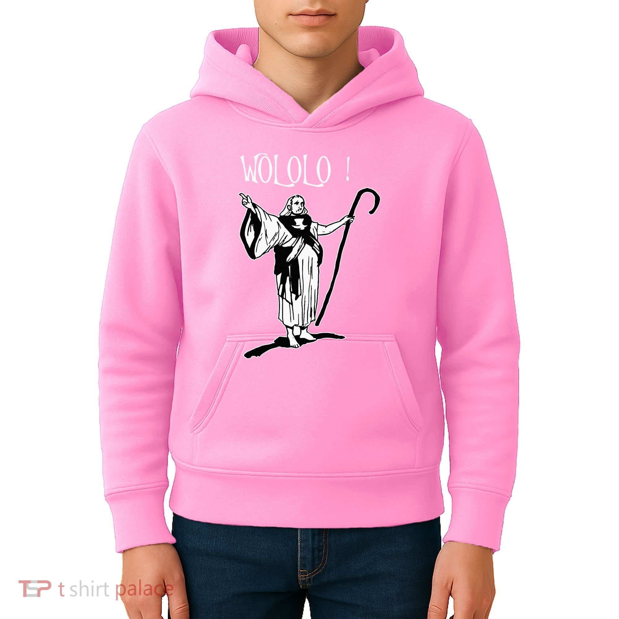 Geek For Empire Game Fans Monk Age Wololo Kids Hoodie