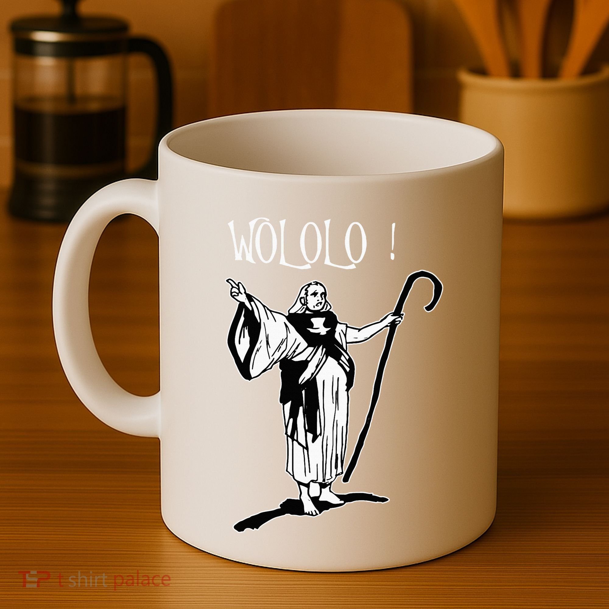 Geek For Empire Game Fans Monk Age Wololo Coffee Mug