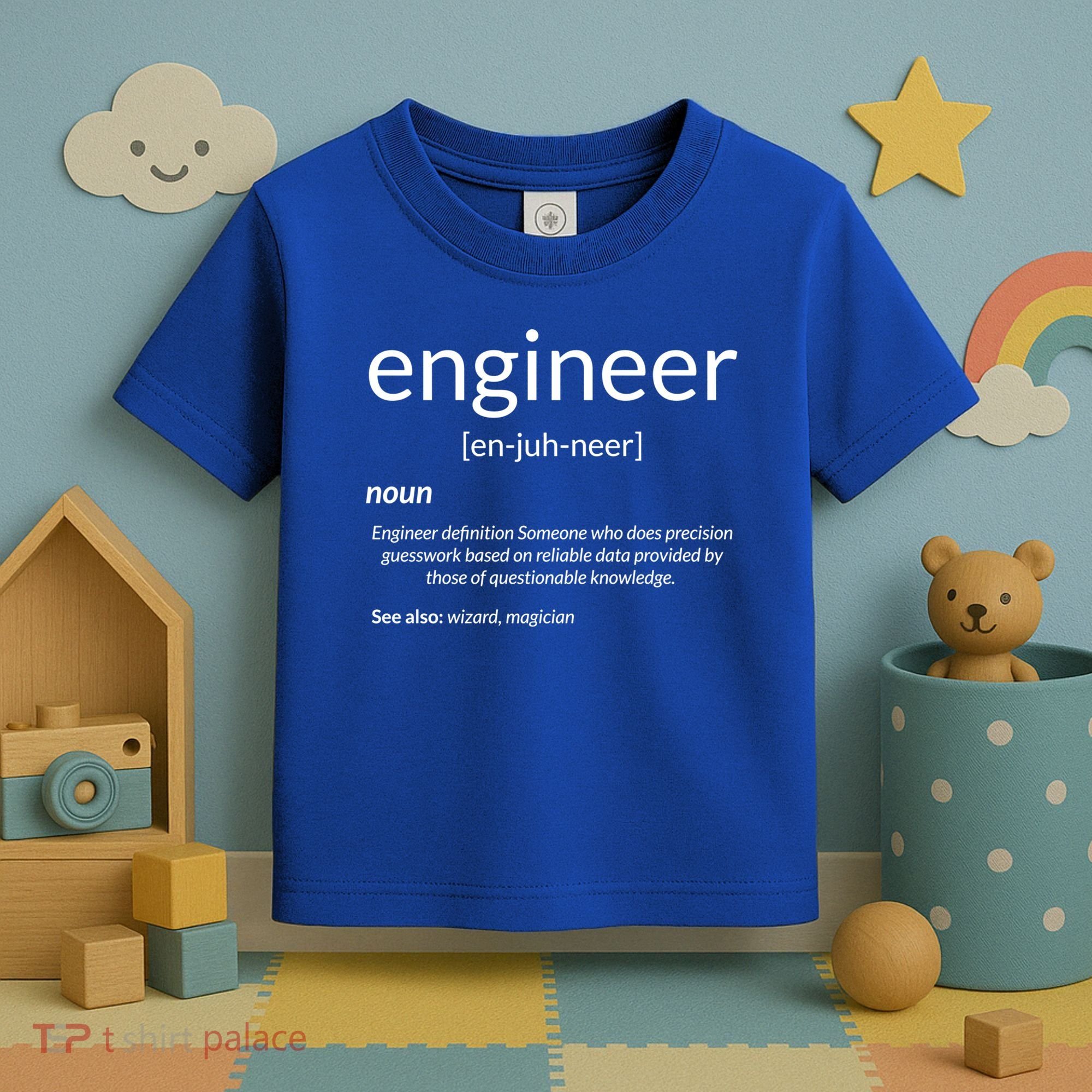 Gift For Engineer College Major Engineer Definition Gift Toddler T-Shirt