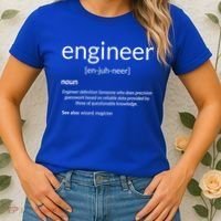 Gift For Engineer College Major Engineer Definition Gift Women's T-Shirt thumb 2