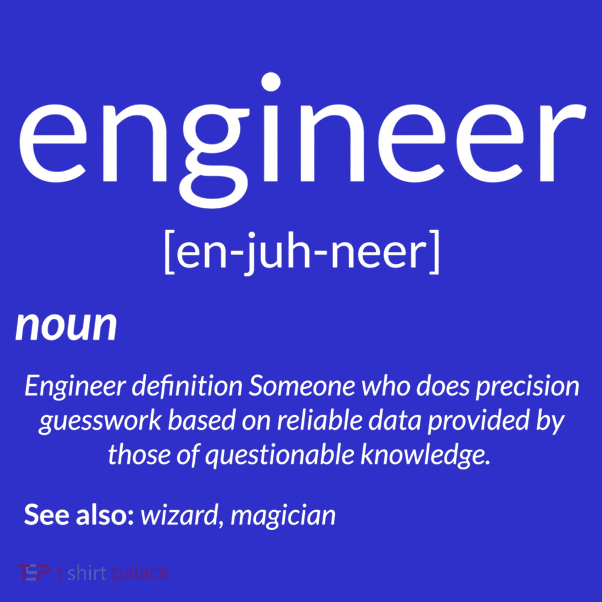 Gift For Engineer College Major Engineer Definition Gift Women's T-Shirt