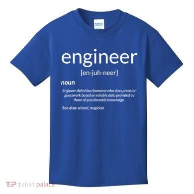 Gift For Engineer College Major Engineer Definition Gift Kids T-Shirt