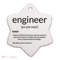 Gift For Engineer College Major Engineer Definition Gift Ceramic Ornament thumb 0