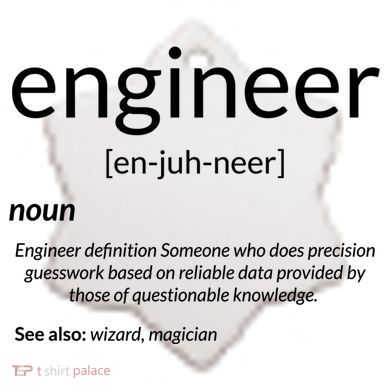 Gift For Engineer College Major Engineer Definition Gift Ceramic Ornament